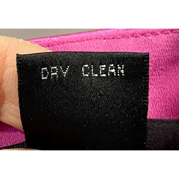 NICOLE MILLER COLLECTION 100% Silk Fuchsia Pink Formal Gown, Sz 6** - Picture 8 of 8